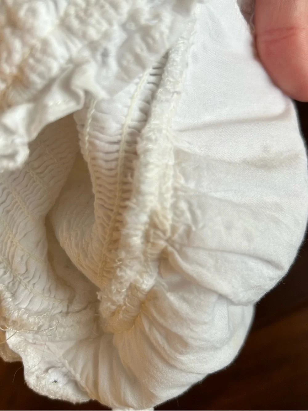 Hill house Dottie dress, eyelet white xxs - Picture 5 of 8